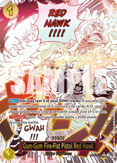 Gum-Gum Fire-Fist Pistol Red Hawk - ONE PIECE CARD GAME - MoxLand
